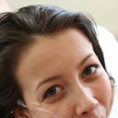 Alaina really loves cum on her face after brutal sex