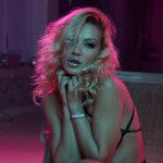 Hot blonde waitress banging tourist in a bathroom on her break
