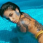 Big dick filled weird inked girl's fuckholes